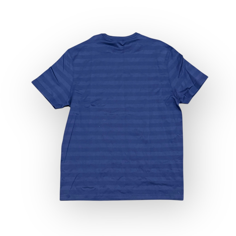Daniel Cremieux Men's Pima Cotton Tee Shirt Sz Med Dark Blue Striped NWT - Picture 4 of 7